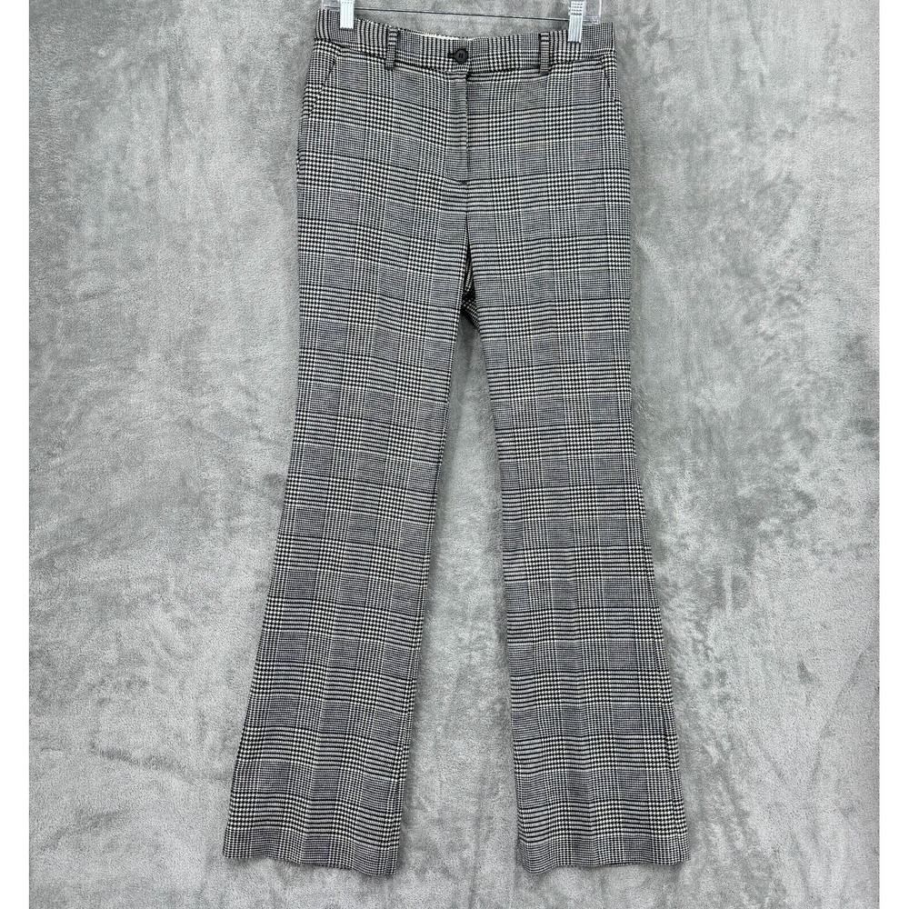Talbots Pants 2 Plaid Raleigh Wool Blend Career Classic Preppy Academia Trouser